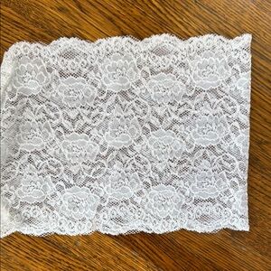 White Lace Tube Top for Layering